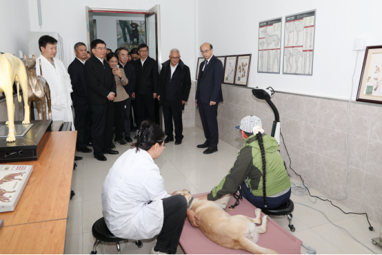 工作人員使用設備